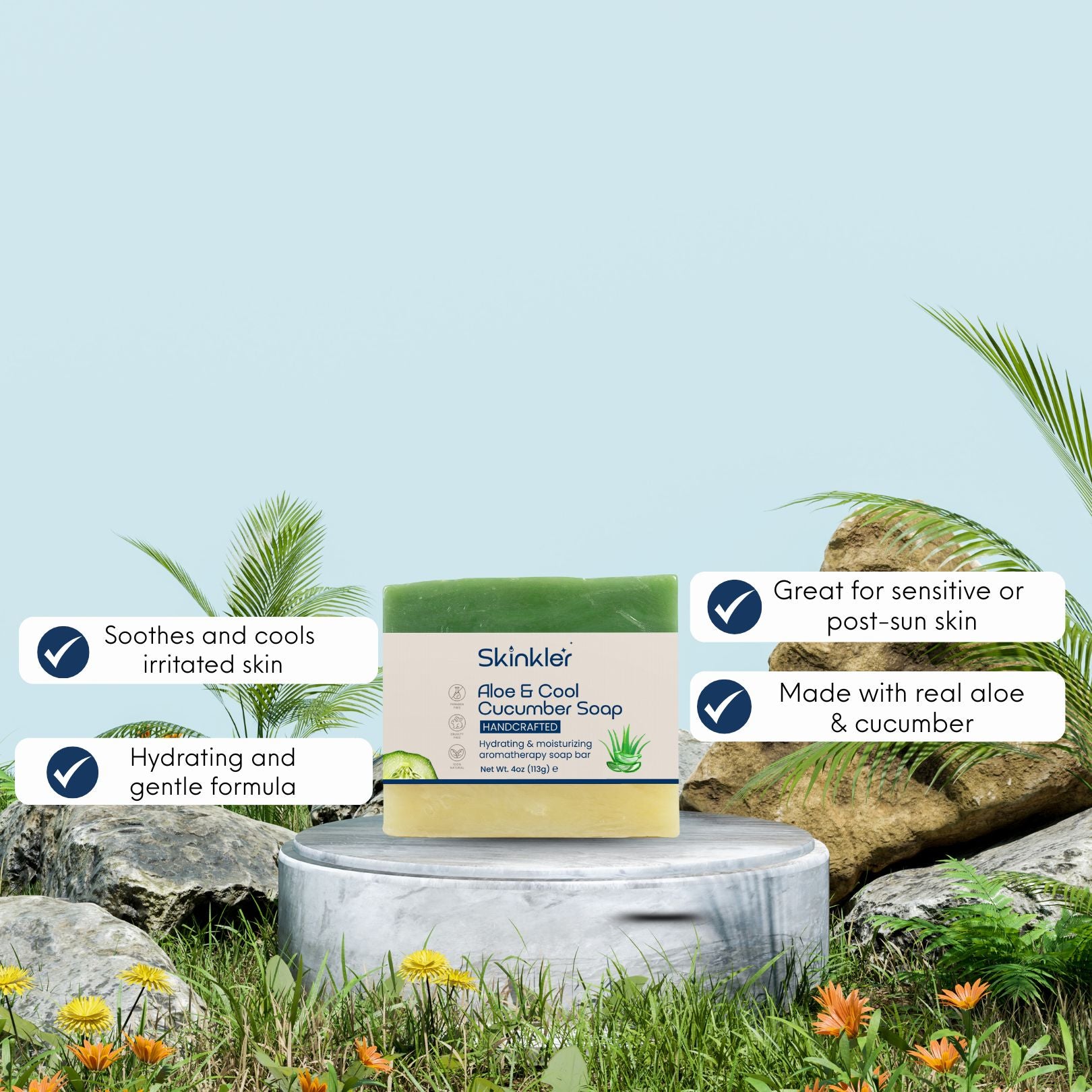 Aloe & Cool Cucumber Soap